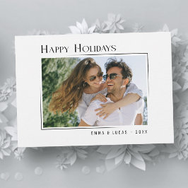 Prettige feestdagen Stijlvolle moderne minimalisti Feestdagenkaart