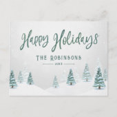 Prettige feestdagen Stijlvolle rustieke land winte (Voorkant)