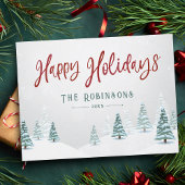 Prettige feestdagen Stijlvolle rustieke land winte