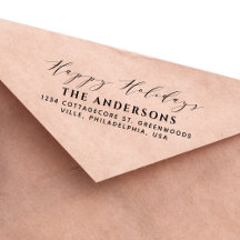 Prettige feestdagen Stijlvolle scriptkalligrafie