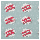 prettige feestdagen stof (Swatch)