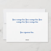 Prettige feestdagen Straatmuzikanten Feestdagenkaart (Achterkant)