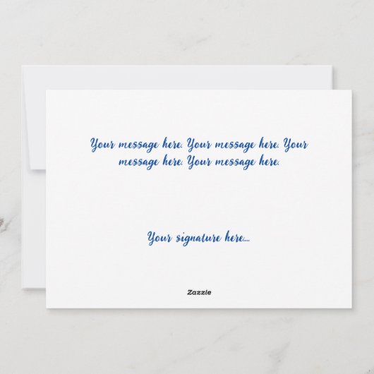 Prettige feestdagen Straatmuzikanten Feestdagenkaart (Achterkant)