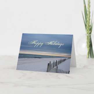 Prettige Feestdagen Strandkaart