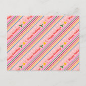 Prettige feestdagen Strepen (Voorkant)