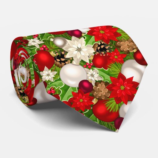 prettige feestdagen Stropdas (Opgerold)