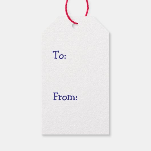 Prettige feestdagen Suiker Koekje Rood Mitten Kers Cadeaulabel (Achterkant)