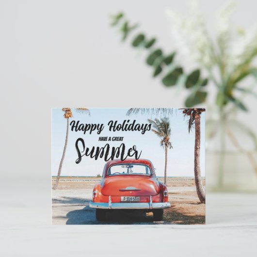 prettige feestdagen Summer Edition Holiday Briefka (Staand voorkant)