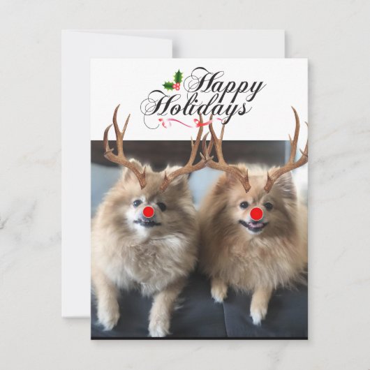 prettige feestdagen Sushi- en Sunday Holiday-kaart Feestdagenkaart (Voorkant)