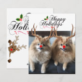 prettige feestdagen Sushi- en Sunday Holiday-kaart Feestdagenkaart (Voorkant / Achterkant)