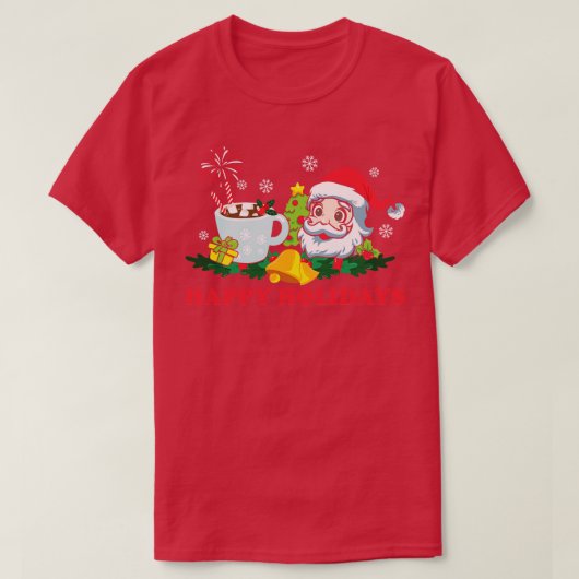 prettige feestdagen t-shirt (Design voorkant)