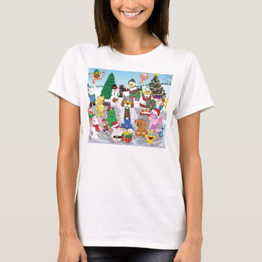 prettige feestdagen! t-shirt (Voorkant)