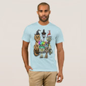 prettige feestdagen T-Shirt (Voorkant volledig)
