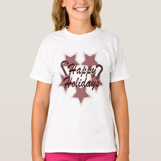 prettige feestdagen t-shirt (Voorkant)