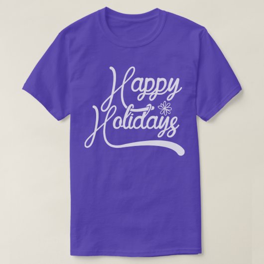 prettige feestdagen t-shirt (Design voorkant)