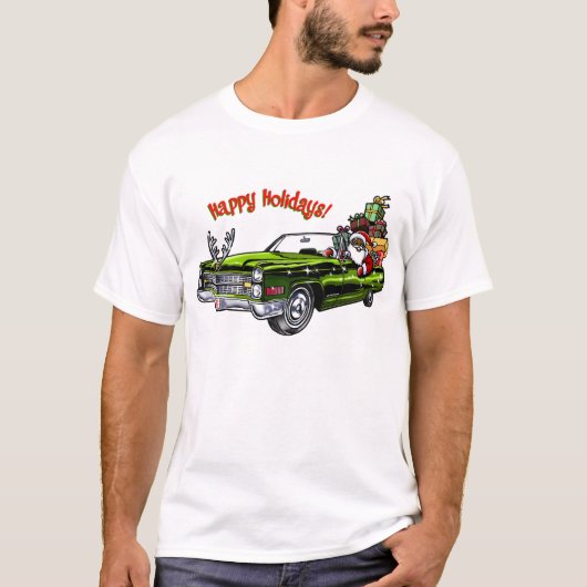 prettige feestdagen t-shirt (Voorkant)