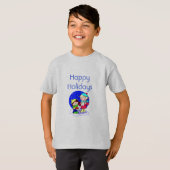 prettige feestdagen t-shirt (Voorkant volledig)