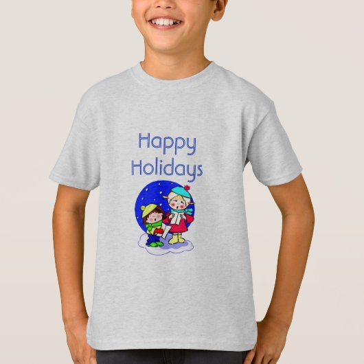 prettige feestdagen t-shirt (Voorkant)