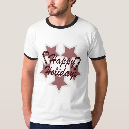 prettige feestdagen t-shirt (Voorkant)