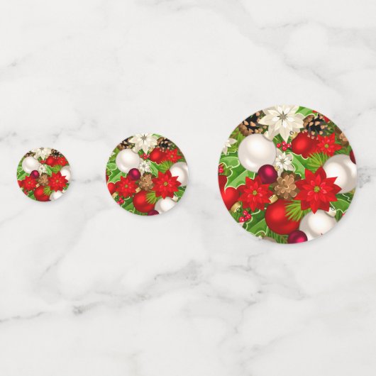 prettige feestdagen Table Confetti (Achterkanten)