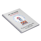 Prettige feestdagen Teacher Custom, Best (titel) O Notitieboek (Rechterzijde)