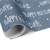 prettige feestdagen tekst over sterren cadeaupapier (Rol Hoek)