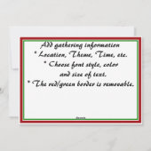 prettige feestdagen tekstontwerp feestdagenkaart (Achterkant)