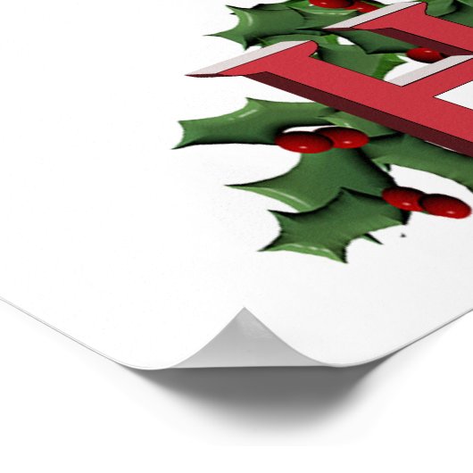 prettige feestdagen tekstontwerp poster (Hoek)