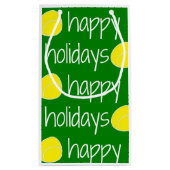 prettige feestdagen Tennis Thed Gift Bag Klein Cadeauzakje