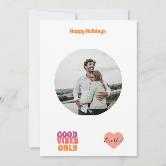 Prettige feestdagen Test Save The Date (Voorkant)