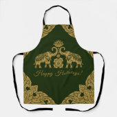 Prettige feestdagen Thailand Elephant Schort (Voorkant)