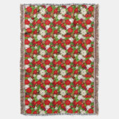 prettige feestdagen Throw Deken (Voorkant Verticaal)