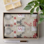 prettige feestdagen tissuepapier (Geschenk)