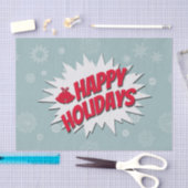 prettige feestdagen tissuepapier (Craft)
