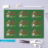 prettige feestdagen tissuepapier (Craft)