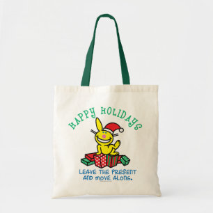 prettige feestdagen tote bag