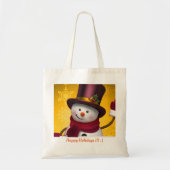 prettige feestdagen tote bag (Voorkant)