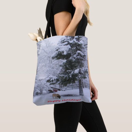 prettige feestdagen.... tote bag (Dichtbij)