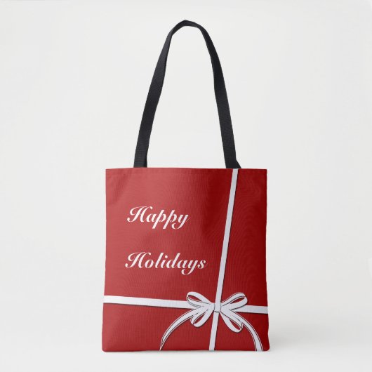 prettige feestdagen tote bag (Voorkant)