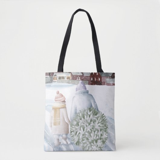 prettige feestdagen tote bag (Voorkant)