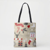prettige feestdagen tote bag (Voorkant)