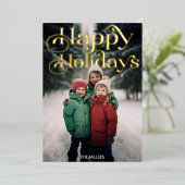 Prettige feestdagen Traditioneel (Staand Voorkant)