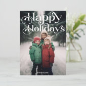 Prettige feestdagen Traditioneel Feestdagenkaart (Staand voorkant)