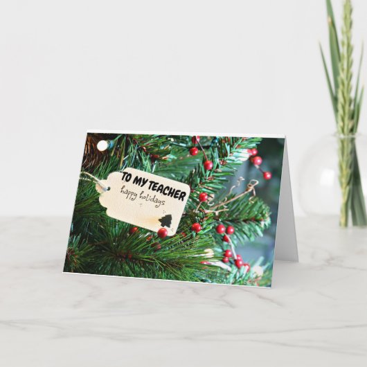 prettige feestdagen ** Trekker* CHRISTMAS KAART (Voorkant)