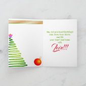 prettige feestdagen/Trini-kerst Feestdagen Kaart (Binnen)