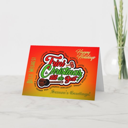 prettige feestdagen/Trini-kerst Feestdagen Kaart (Voorkant)