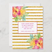 Prettige feestdagen Tropisch Feestdagenkaart (Achterkant)