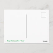 Prettige feestdagen Trucker Briefkaart (Achterkant)