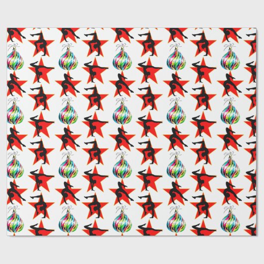 PRETTIGE FEESTDAGEN TURNEN KERSTCADEAUS CADEAUPAPIER (Vlak)