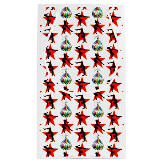 PRETTIGE FEESTDAGEN TURNEN KERSTCADEAUS KLEIN CADEAUZAKJE (Achterkant)